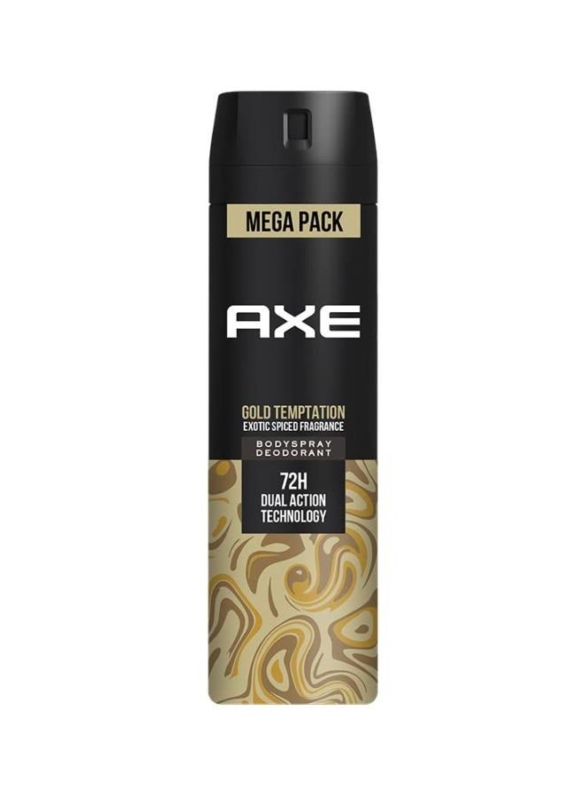 Axe Gold Temptation Deodorant Long Lasting Deodorant Bodyspray For Men 215 ml