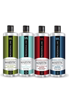 Majestic Protein Therapy Hair Treatment Complete Kit 475ml 