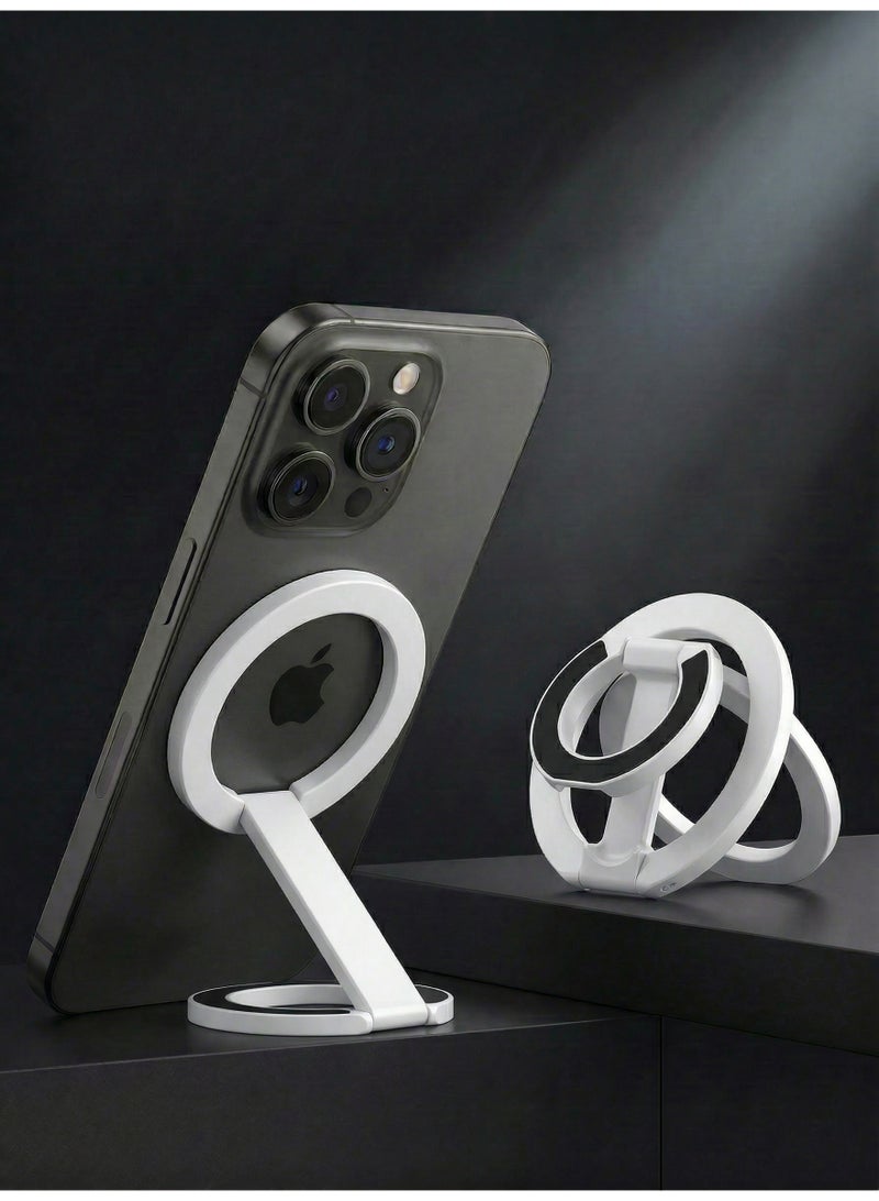 Magnetic Phone Ring Holder for MagSafe, Ring Stand, Finger Grip, Kickstand, 360° Rotating, Adjustable, Removable, Compatible with iPhone 17, 16, 15, 14, 13, 12 (Pro, Pro Max, Mini, Plus), Samsung, and Android MagSafe Accessories - Image 1