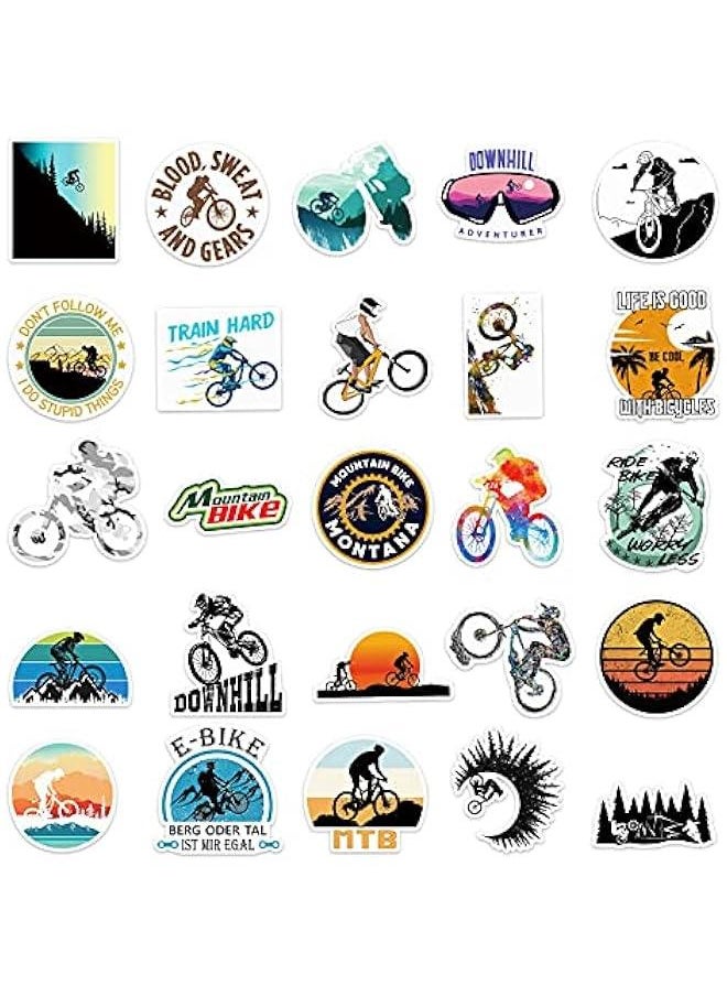 Generic Bicycle Waterproof Stickers for Kids,50pcs Pack Aesthetic Sticker for Water Bottles Laptop Notebooks Cputer Skateboard Bicycle Helmet Cute VSCO Decal Gift for Boys Girls Kids Teens Adults  - Image 2