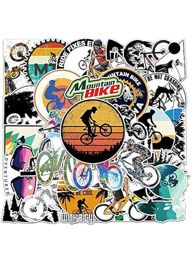 Generic Bicycle Waterproof Stickers for Kids,50pcs Pack Aesthetic Sticker for Water Bottles Laptop Notebooks Cputer Skateboard Bicycle Helmet Cute VSCO Decal Gift for Boys Girls Kids Teens Adults  - Image 4