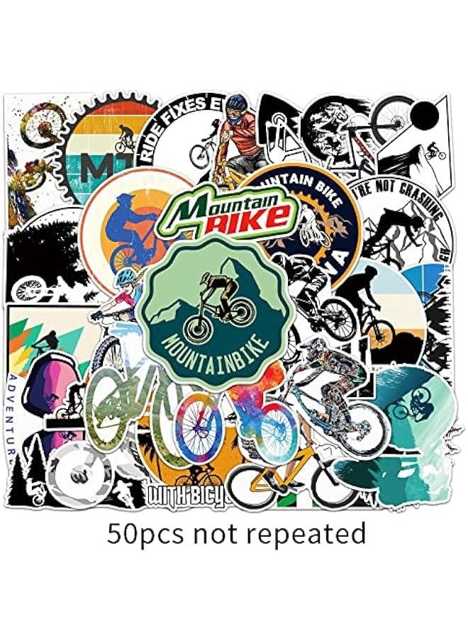 Generic Bicycle Waterproof Stickers for Kids,50pcs Pack Aesthetic Sticker for Water Bottles Laptop Notebooks Cputer Skateboard Bicycle Helmet Cute VSCO Decal Gift for Boys Girls Kids Teens Adults  - Image 5