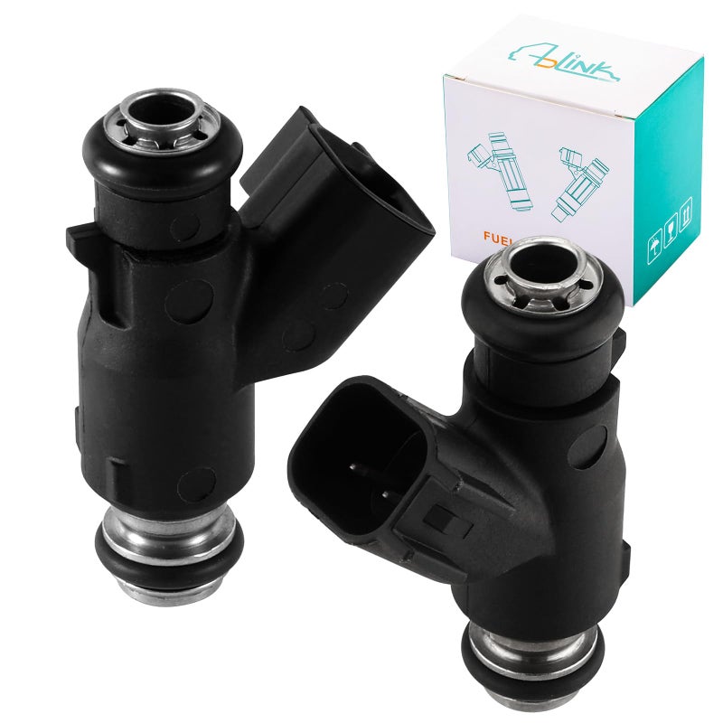 AULINK 2 Pcs Fuel Injector 16400007c0000 25377439 Compatible with Hisun Massimo HS700 MSU700 UTV ATV 700 750 YS700AxisCub cadetColeman UT700 UT750Bennche 358800001 16400007C000P 4 Hole - Image 2