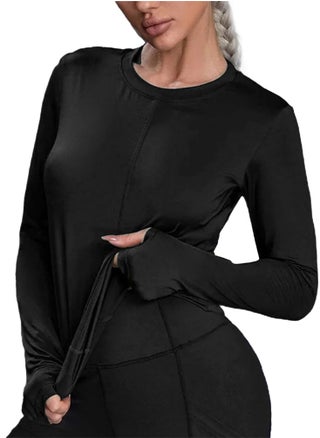 Sport Top Slim Fit Long Sleeves - Sport T-shirt Crew Neck - pzsku/Z5CBB4BA3E415FBD35F66Z/45/_/1732097634/1f3a3b8b-6e2b-44e7-94c5-4b1be0781101