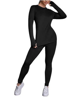 Nileton Sport Top Slim Fit Long Sleeves - Sport T-shirt Crew Neck  - Image 3