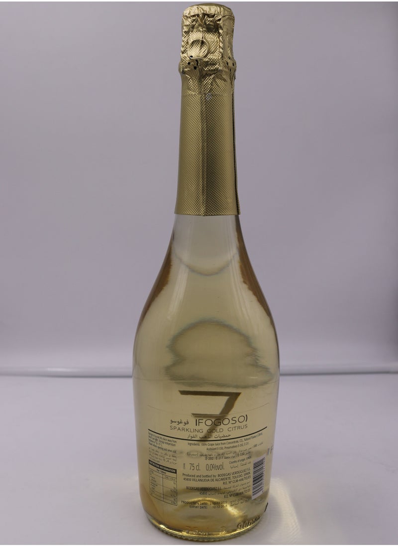 Fogoso - Sparkling Citrus Gold 75cl - Image 1