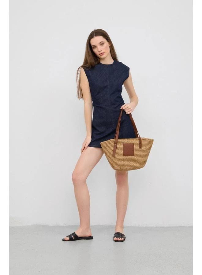Shule Bags  Vittoria Handmade Straw Bag Vizon. for Women | Best Price UAE