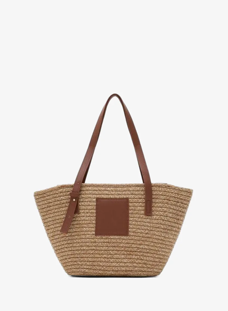 Vittoria Handmade Straw Bag Vizon.