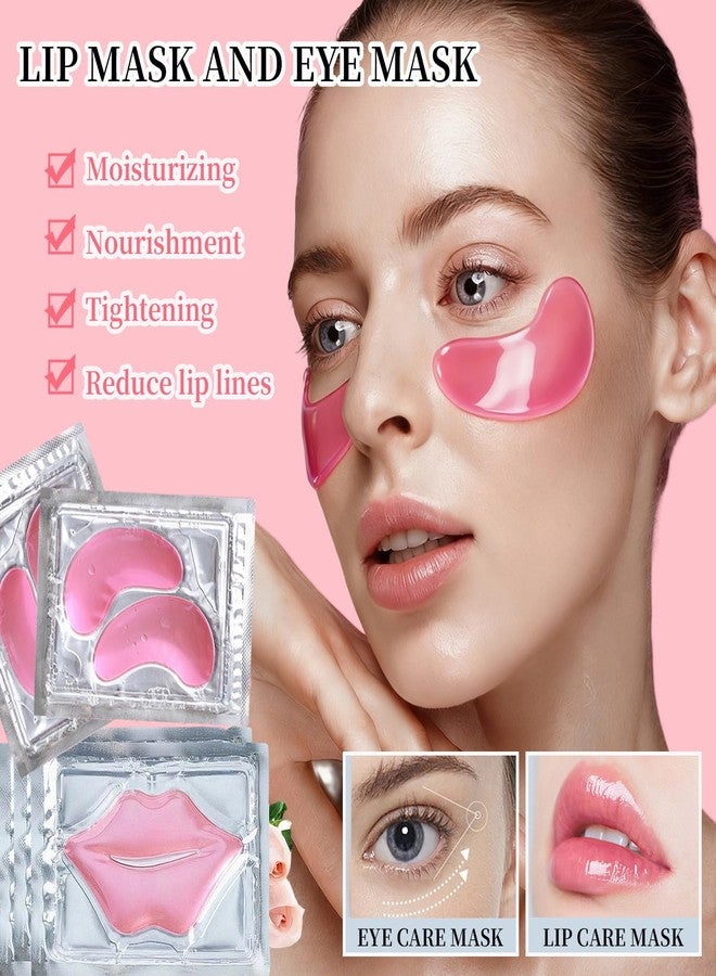 Phanund 30 Pairs Lip Mask & Eye Mask, Under Eye Patches for Puffy Eyes and Dark Circles, Anti Wrinkle Patches for Lip, Bridesmaid Gifts, Bachelorette Party Favors, Bulk Gifts, Hangover Kit - Image 2