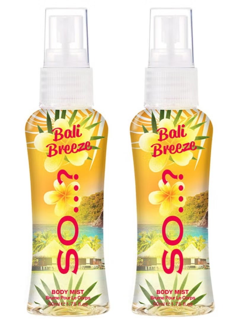 So..? Bali Breeze Body Mist 50*2ml