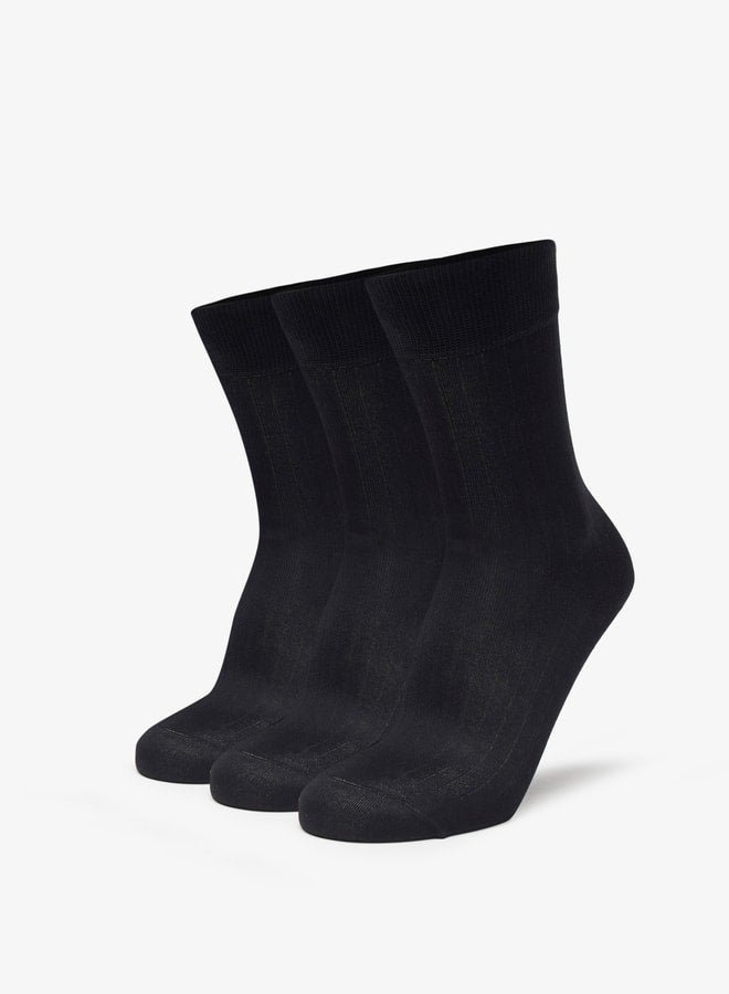 DUCHINI Assorted Crew Length Socks - Set of 3 - Image 1