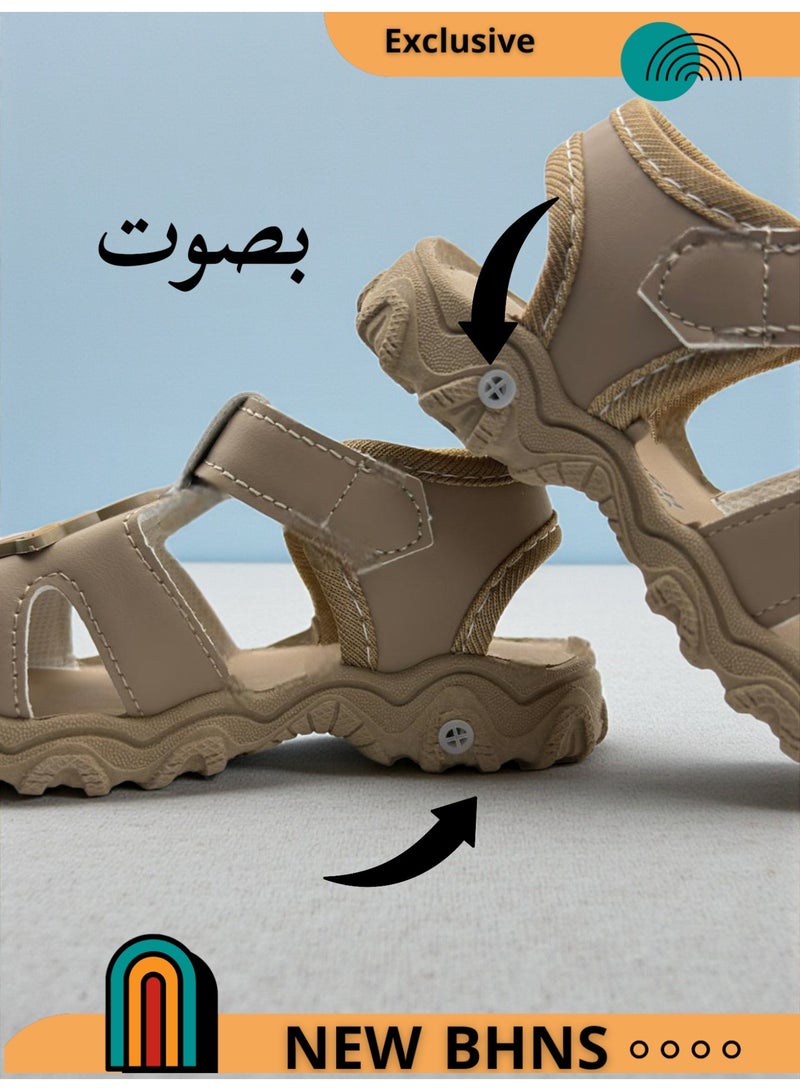 stylish Baby shoes with sound - Baby shoes with sound - Baby sandals with whistle | Sole with whistle, shoes and sandals that make noise for girls and boys, baby girl shoes and comfortable sandal slippers, baby shoes with sound in modern designs and suitable for children's gifts - Image 2