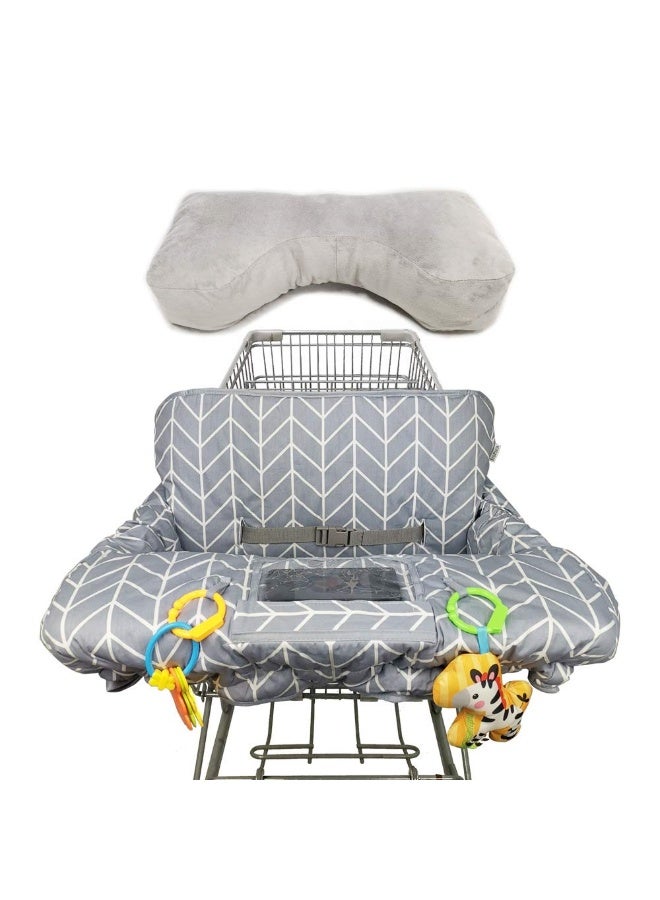 ICOPUCA Shopping Cart Covers for Baby, Seat positioner High Chair Cover, Machine Washable for Infant, Toddler, Boy or Girl - Image 3