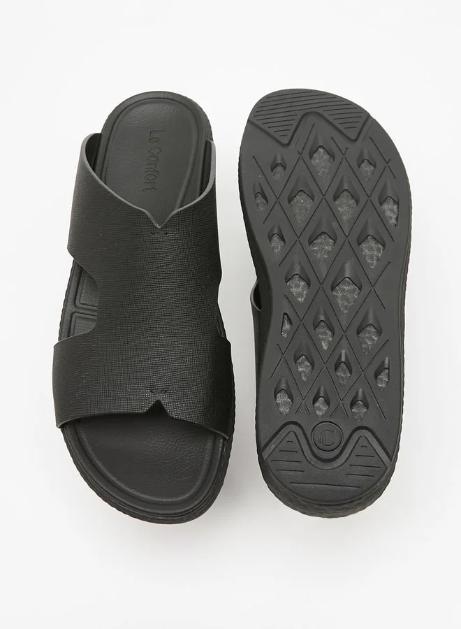 Le Confort Men's Textured Slip-On Arabic Sandals