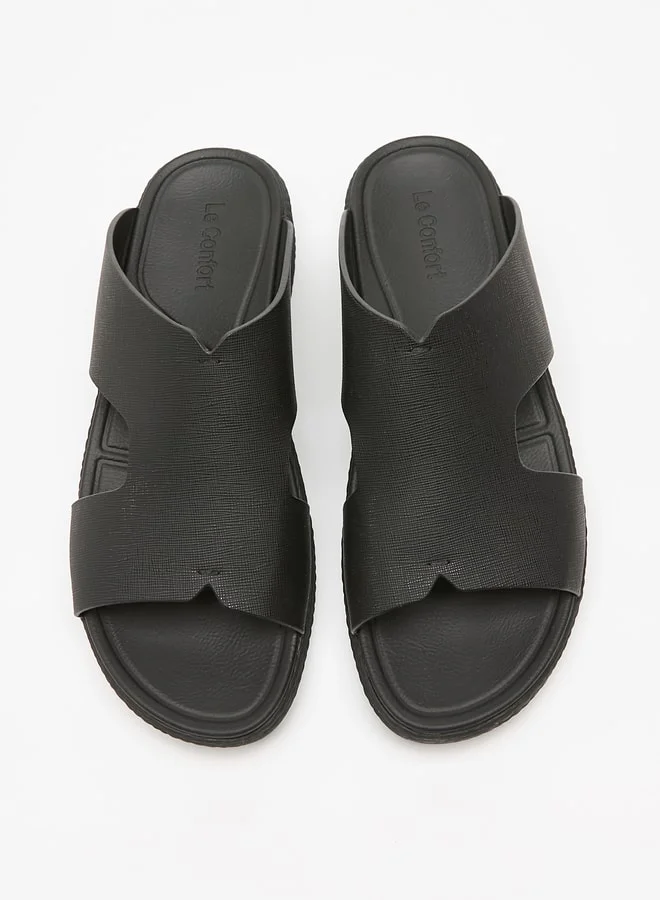 Le Confort Men's Textured Slip-On Arabic Sandals