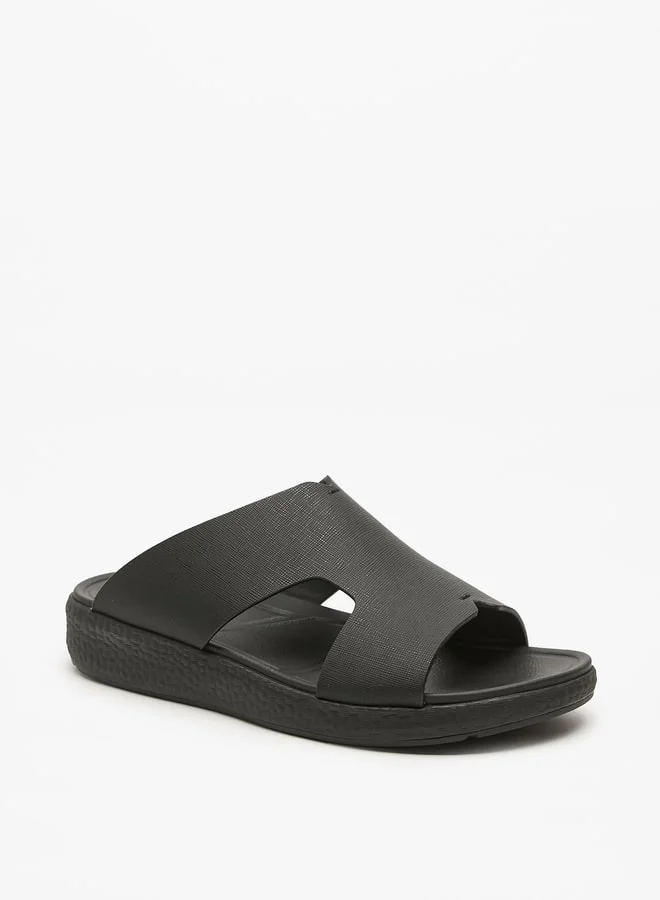 Le Confort Men's Textured Slip-On Arabic Sandals