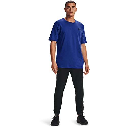Under Armour Men's Sportstyle Left Chest Short-Sleeve T-Shirt , Royal Blue (402)/Black , XX-Large - Image 4