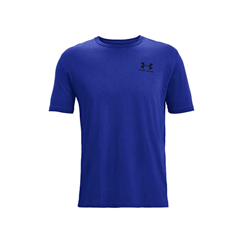 Under Armour Men's Sportstyle Left Chest Short-Sleeve T-Shirt , Royal Blue (402)/Black , XX-Large - Image 3