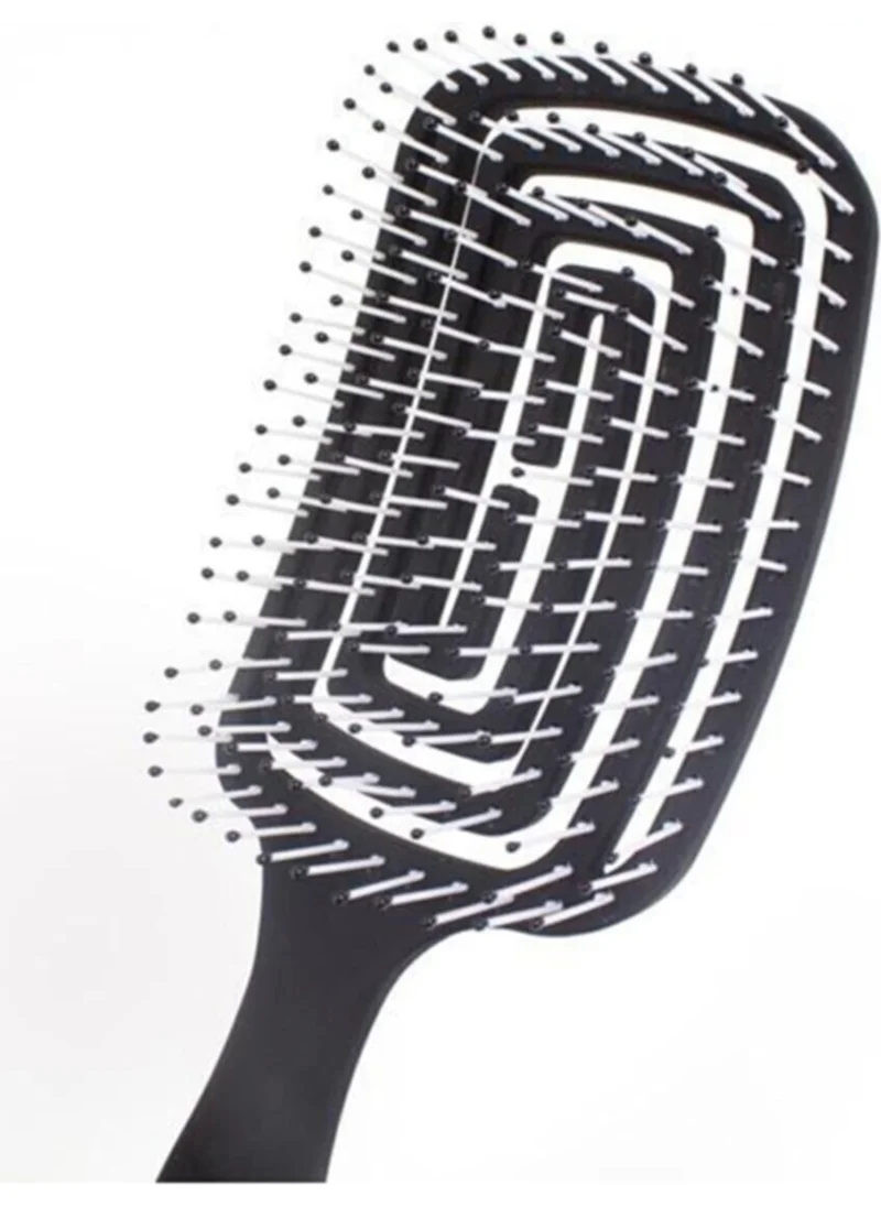 Nascita Three-Dimensional Hair Brush Black x 3