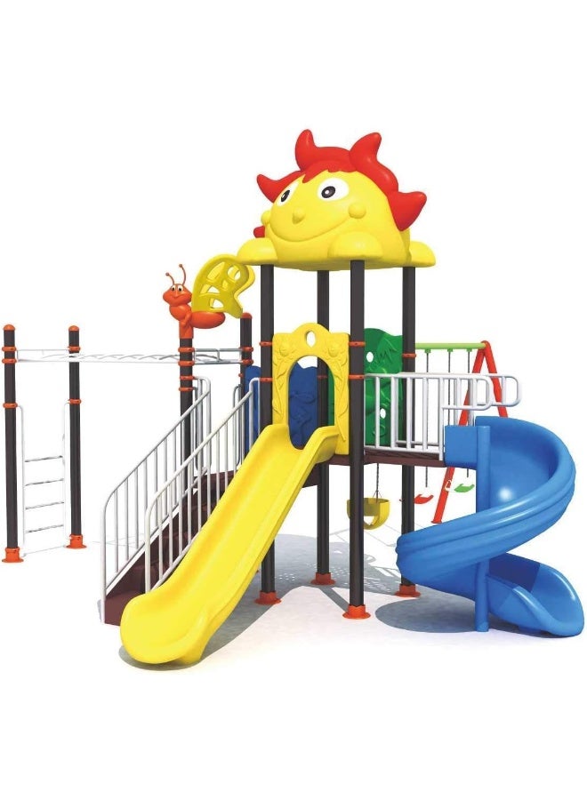 Rainbow Toys Adventure & Outdoor Playground Equipment All In One Set Slides, Swings for kids toys Offers - Image 3