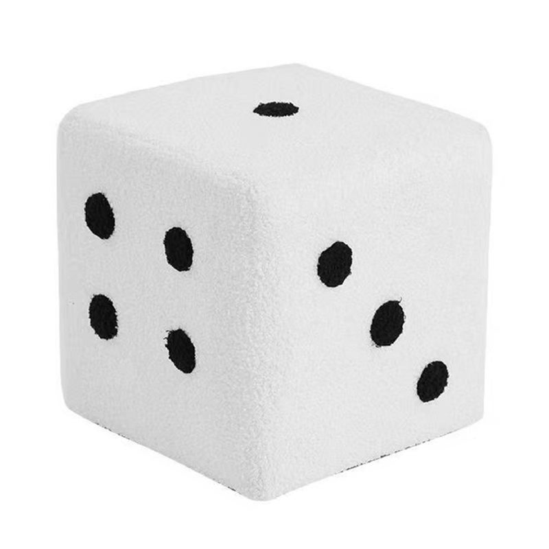 Foot Stool Soft Comfortable Simple Warm Sturdy Base Cube Stool for Home Living Room Bedroom White 20x20x20cm - Image 4
