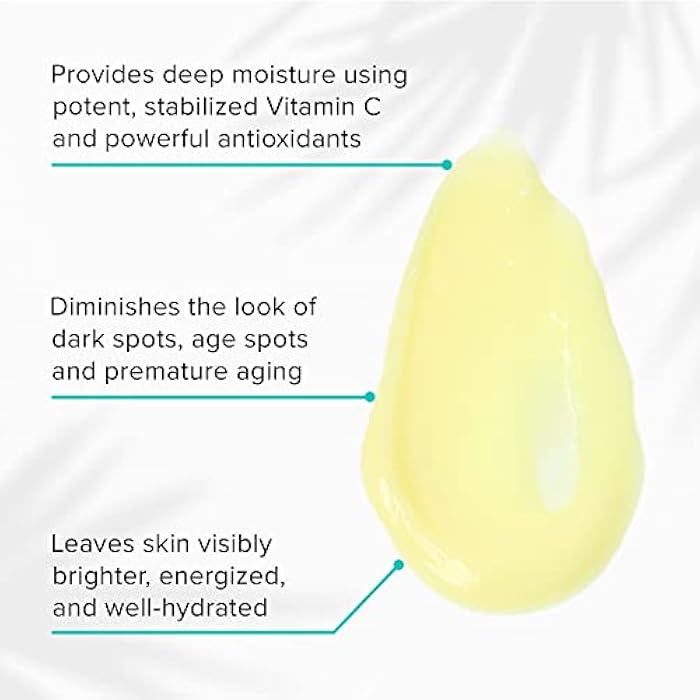 ClarityRx C-Results Vitamin C Hydrating Antioxidant Face Cream, Natural Plant-Based Anti-Aging Facial Moisturizer for Brighter Skin - Image 3