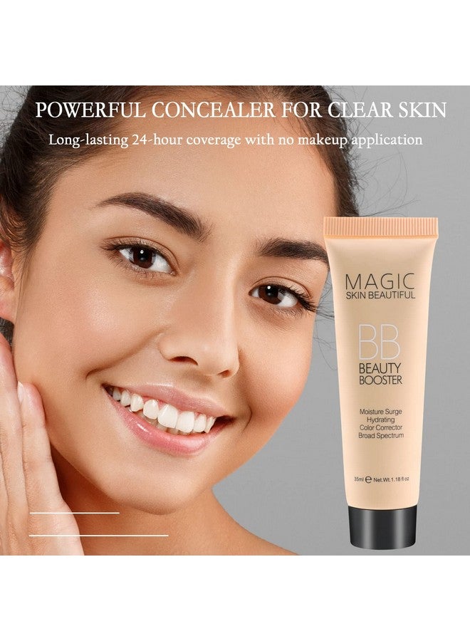 Boobeen Hydrating Bb Cream, Full-Coverage Foundation&Concealer, Color Correcting Cream, Tinted Moisturizer Bb Cream For All Skin Types - Evens Skin Tone - Image 3