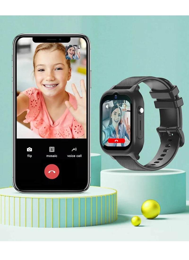 Generic - 4G Kids Smart Watch With Sim Card Support and Waterproof - 2023 Model with Video Call, GPS , and More - Image 1