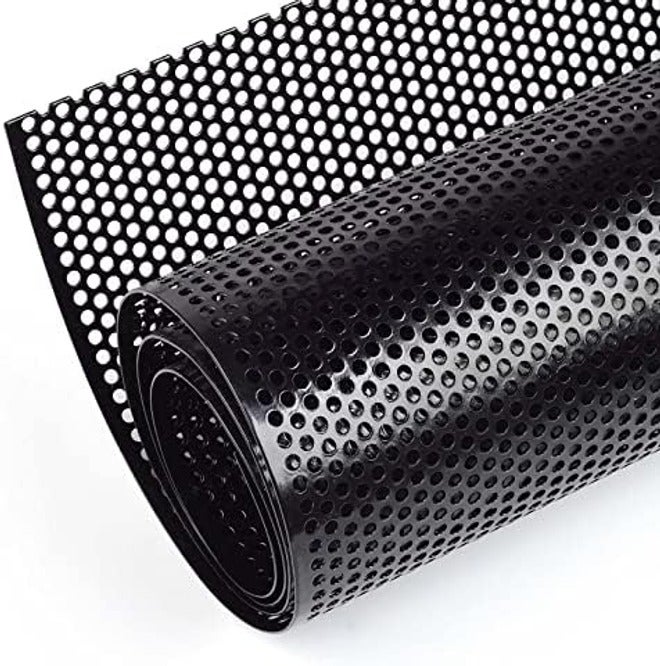 AggAuto 40"x13" Car Grill Mesh - Black Aluminum Alloy Rhombic Hole Bumper Grille Insert, Universal Fit - Image 3