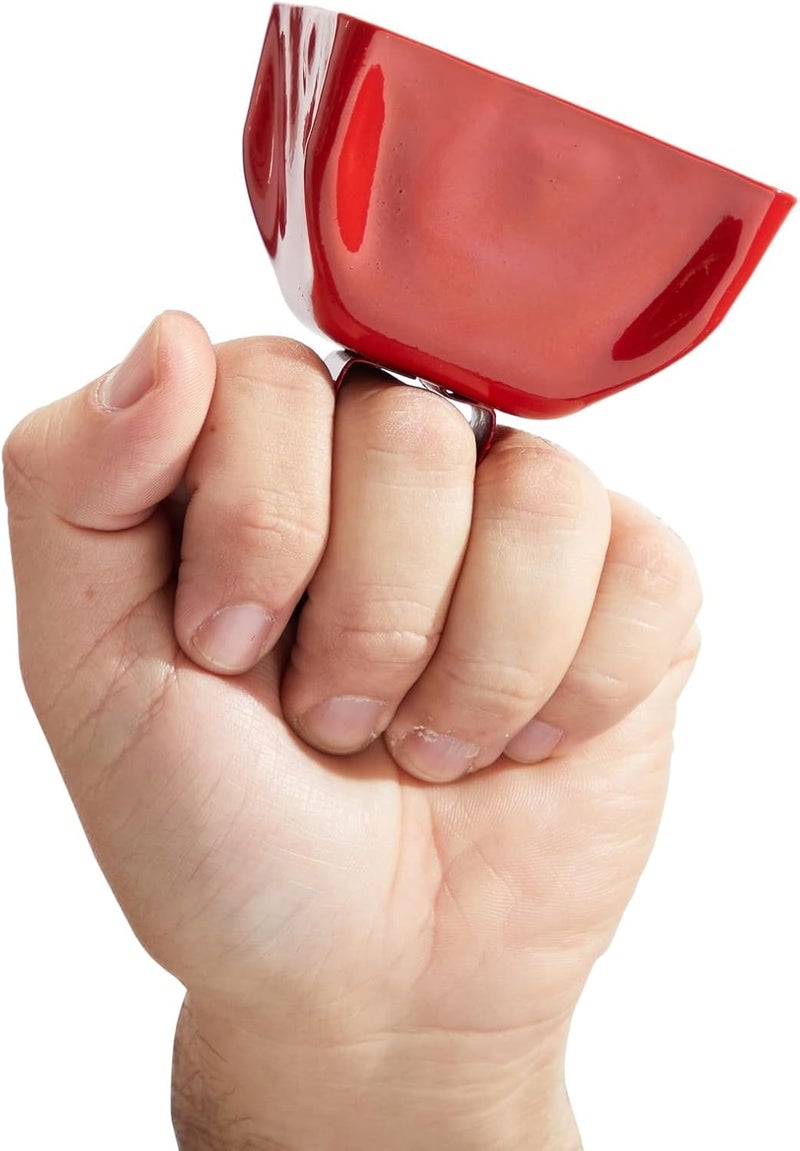 Blue Panda Mini Cowbell - Red Cowbells for Sporting Events - Noise Makers for Sporting Events - Celebration Noise Makers - 3-Inch, Iron, Pack of 12 - Image 5