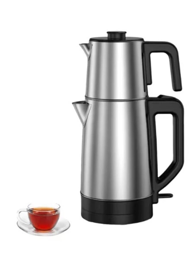 DENX Electric Glass Kettle, 1.8L, 1500W, Black, 360-Degree Rotating Base, Auto Shut-off - Image 2