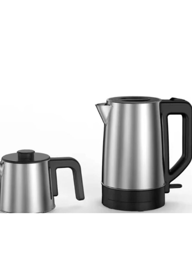 DENX Electric Glass Kettle, 1.8L, 1500W, Black, 360-Degree Rotating Base, Auto Shut-off - Image 3