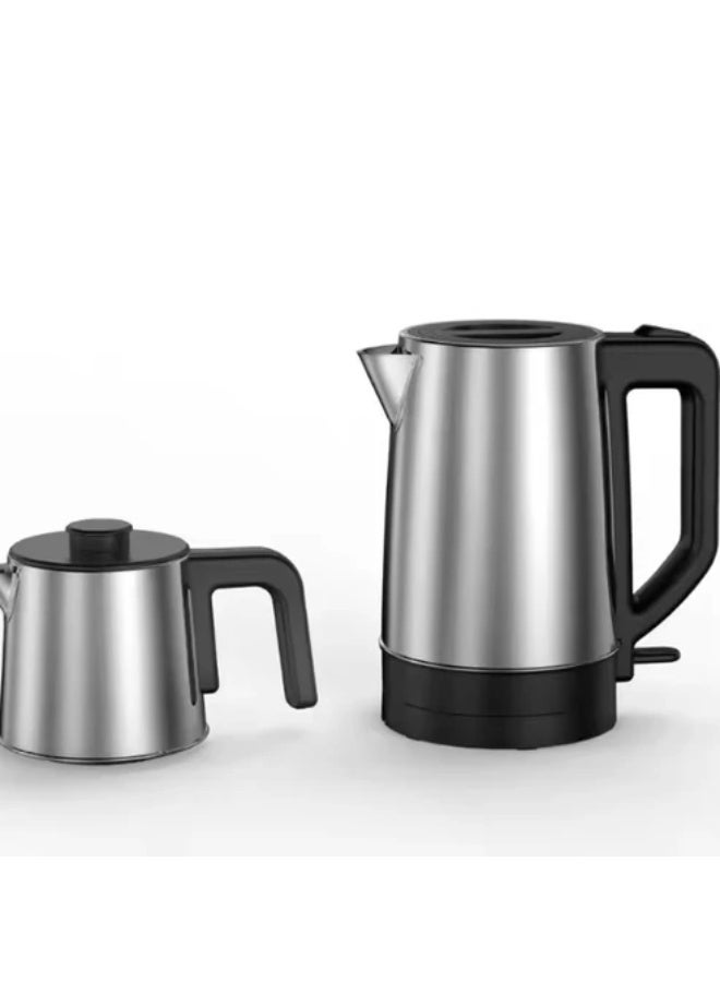 DENX Electric Glass Kettle, 1.8L, 1500W, Black, 360-Degree Rotating Base, Auto Shut-off - Image 5