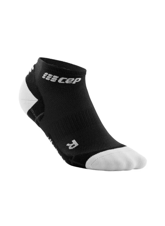 سي إي بي CEP - Ultralight Compression Socks Low Cut Black/Light Grey Women