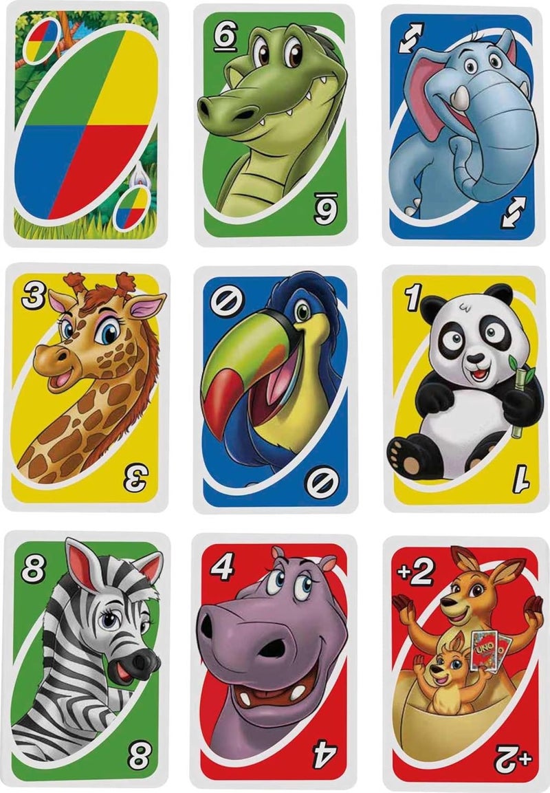 Mattel Games UNO® Junior Card Game for Kids 3 Years Old & Up - Image 4