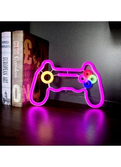 إتش إف إن لافتات نيون LED على شكل أضواء لتزيين الحائط - وردي  - Image 1