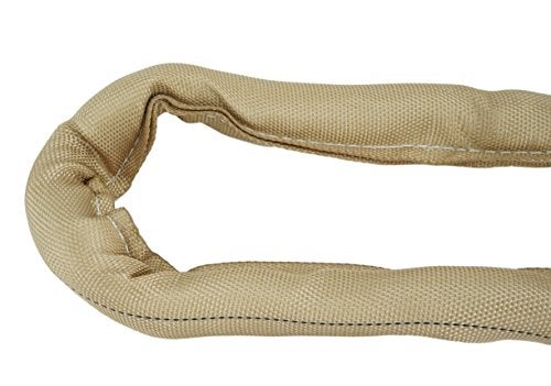 Chenango Supply USA Made VR4 X 4' Tan Slings 4'-30' Lengths in Listing, Double PLY Cover Endless Round Poly Lifting Slings, 10,600 lbs Vertical, 8,500 lbs Choker, 21,200 lbs Basket (USA Poly) (4 FT) - Image 4