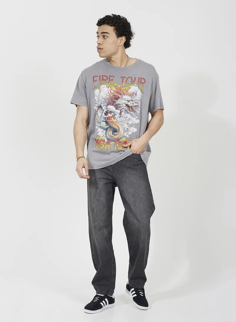 BRAVE SOUL Graphic Print T-Shirt