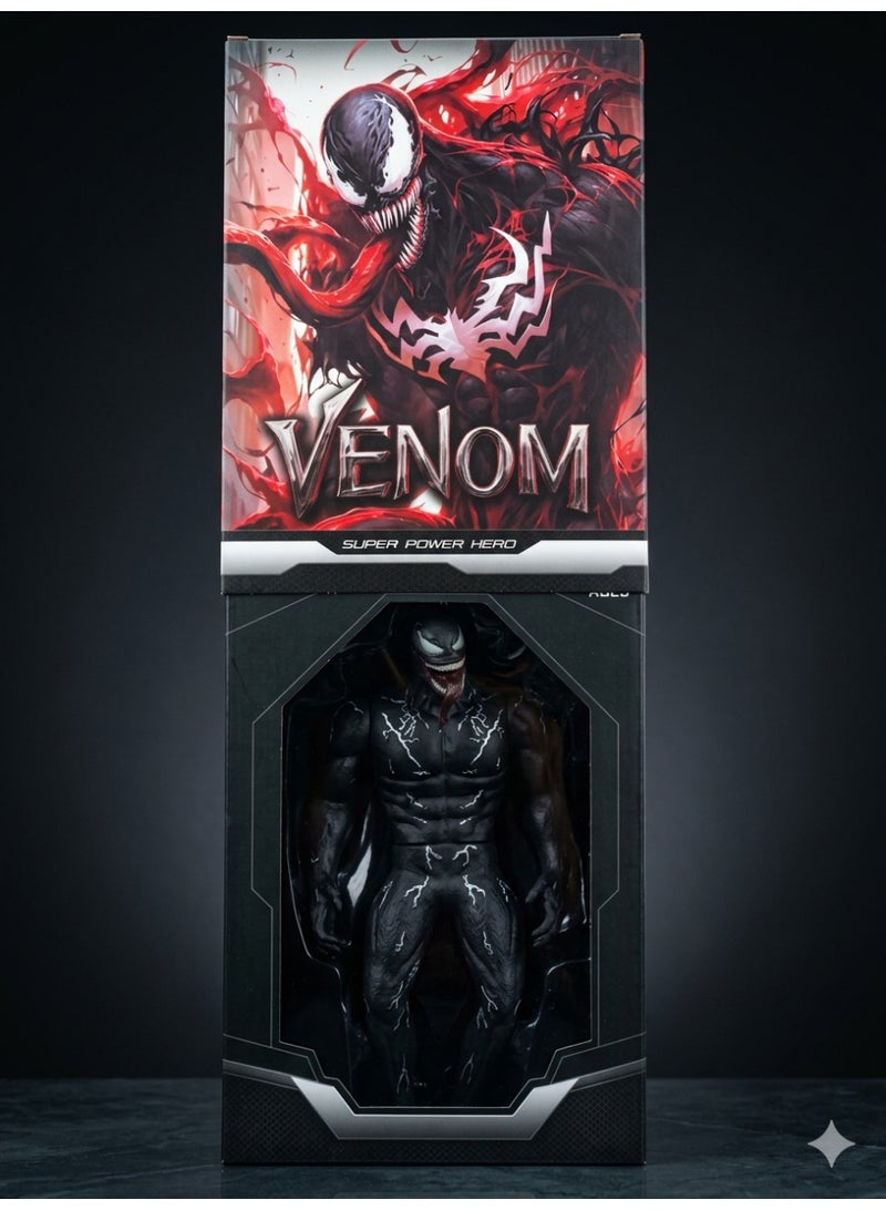 Venom Action Figure – Move Spider-Man into amazing action poses and enjoy imaginative play or display on a shelf. Suitable for children 3 years and up. - Image 1