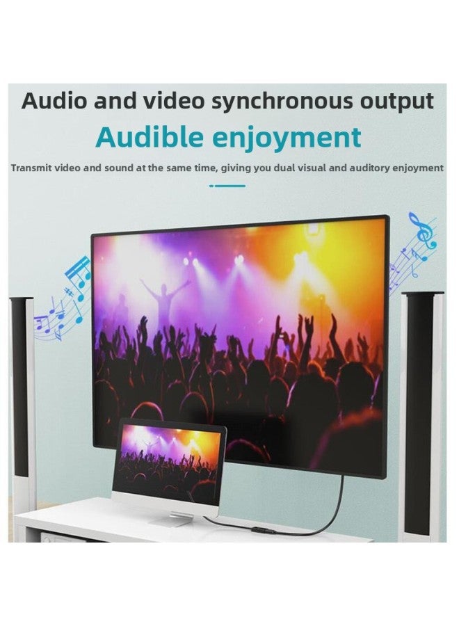 Shengwei DP To HDMI Converter Cable Supports Computer Monitor Projector 1080p DP-MN-8080-Color:1080P( MN-8080) - Image 4