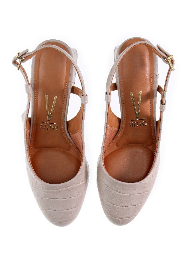 VIZZANO Mid Heels Shoes for Women – Classic Mid Heel Pumps for Girls & Ladies Office Wear - Image 4