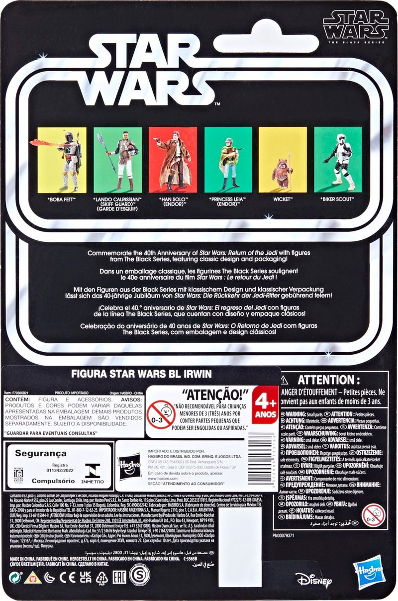 HASBRO - GAMING Star Wars: Return Of The Jedi - The Black Series Princess Leia (Endor) Action Figure - Image 3