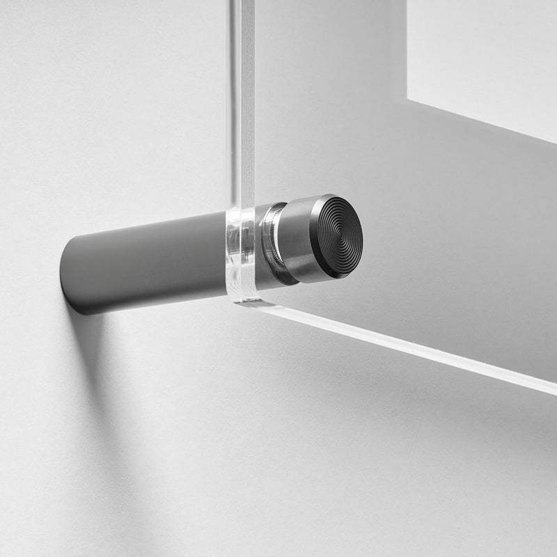 ويسكل أرت Wexel Art 1.5 "" Graphite Stainless Steel Mounting Hardware for Ecrylic Floating Frames (حزمة 4) - Image 3