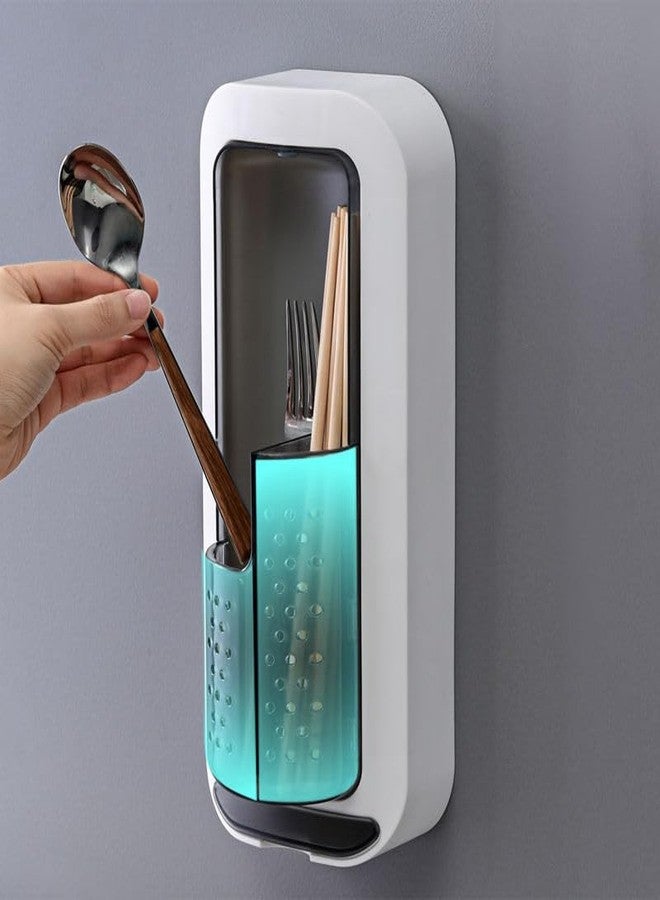 حامل عيدان الطعام وأدوات المائدة الجداري من كويرا، خالٍ من مادة BPA، بتصميم جيد التهوية - Image 4