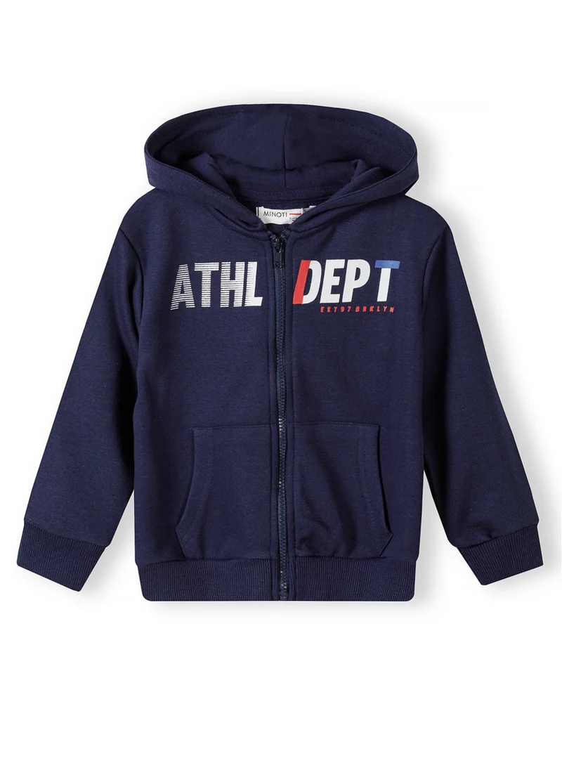 مينوتي Kids Athletic Zip Up Hoodie
