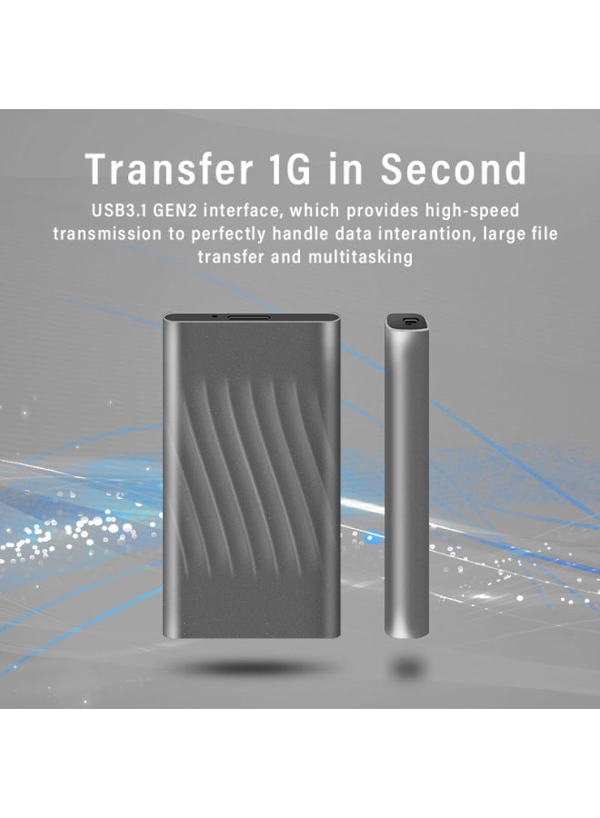 Mobile Solid State Drives Type-c Docking Station Expands 16TB Mobile Drives-Capacity:512GB-Interface:Type-c Black - Image 3