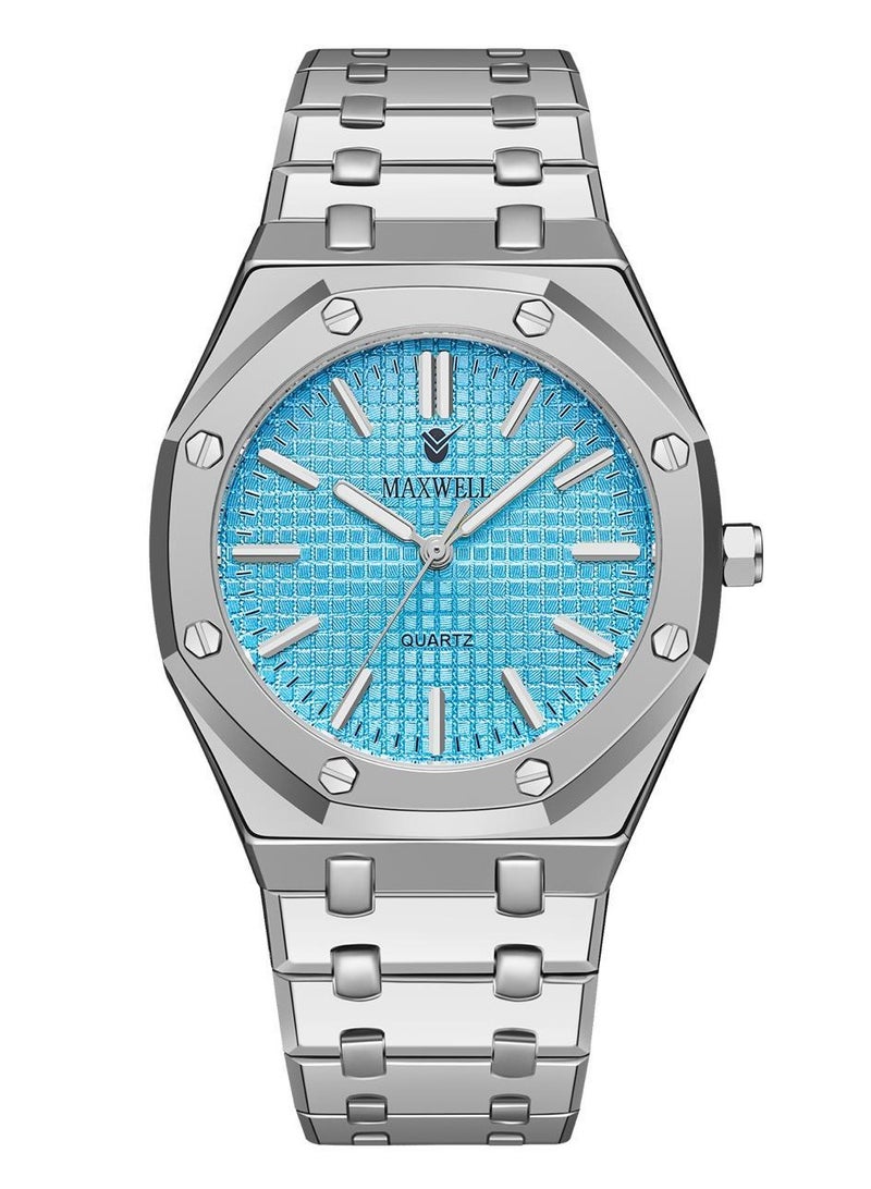 ماكسويل ساعه جديد  رجالي من ماكسويل ضد الماء  كرت ضمان