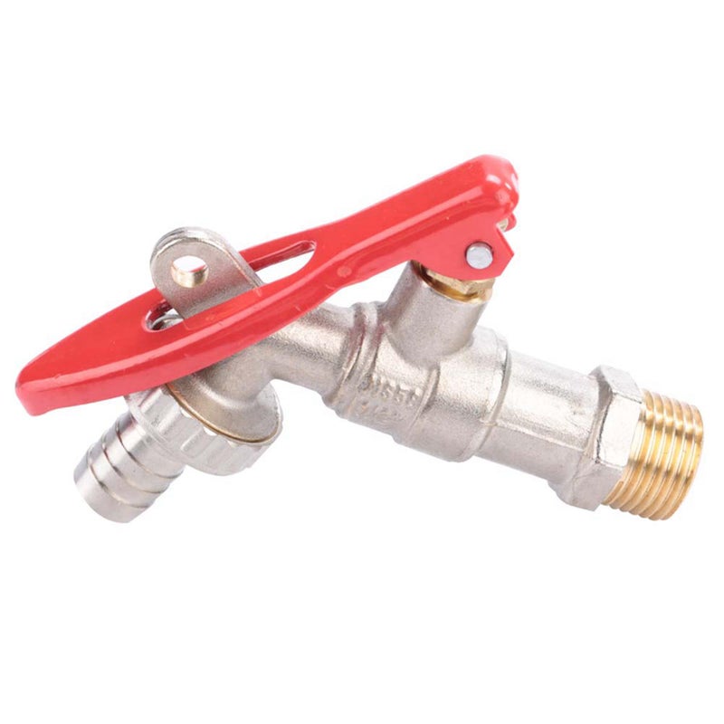 Brass 1/2" Thread Water Tap Lockable Faucet Home Outdoor Garden Tool - Image 4