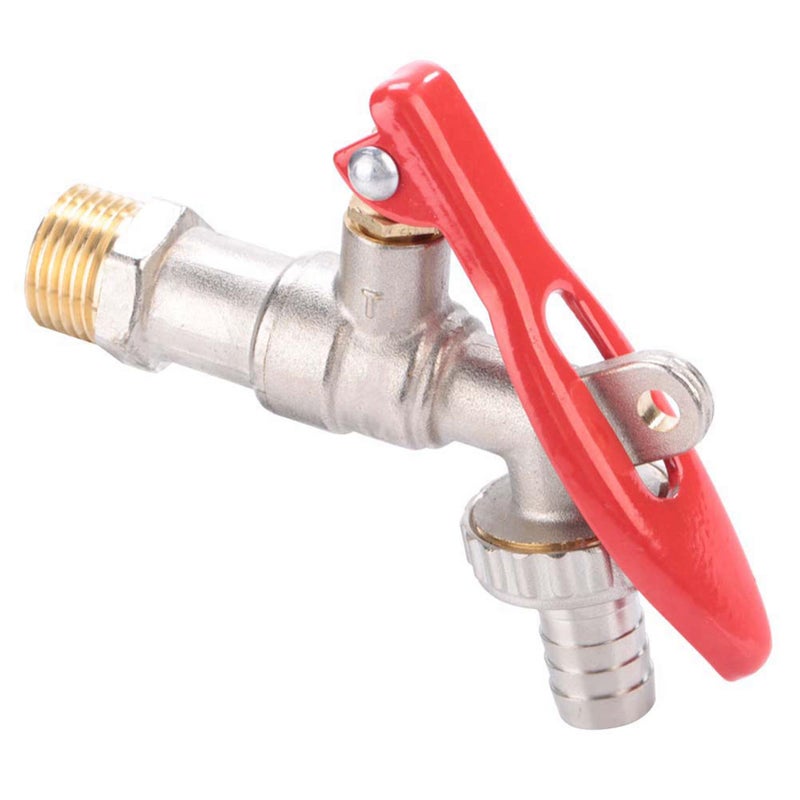 Brass 1/2" Thread Water Tap Lockable Faucet Home Outdoor Garden Tool - Image 2