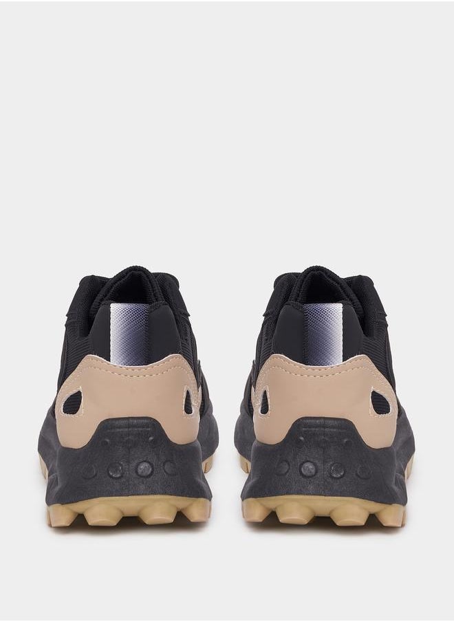 Styli Stripe Lace Up Sneakers  - Image 3